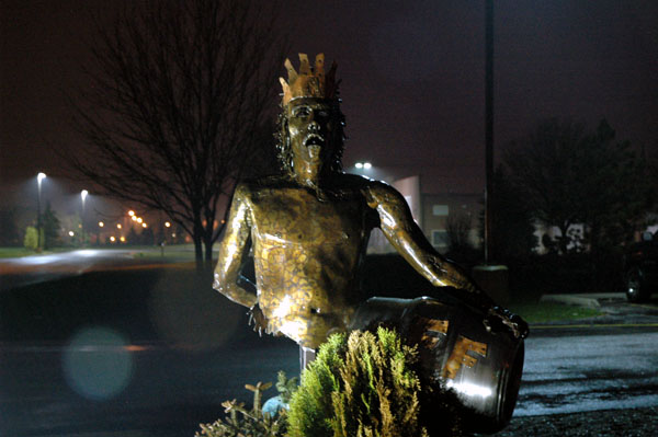 Alpha King Statue at Three Floyds Brewpub, Munster, IN